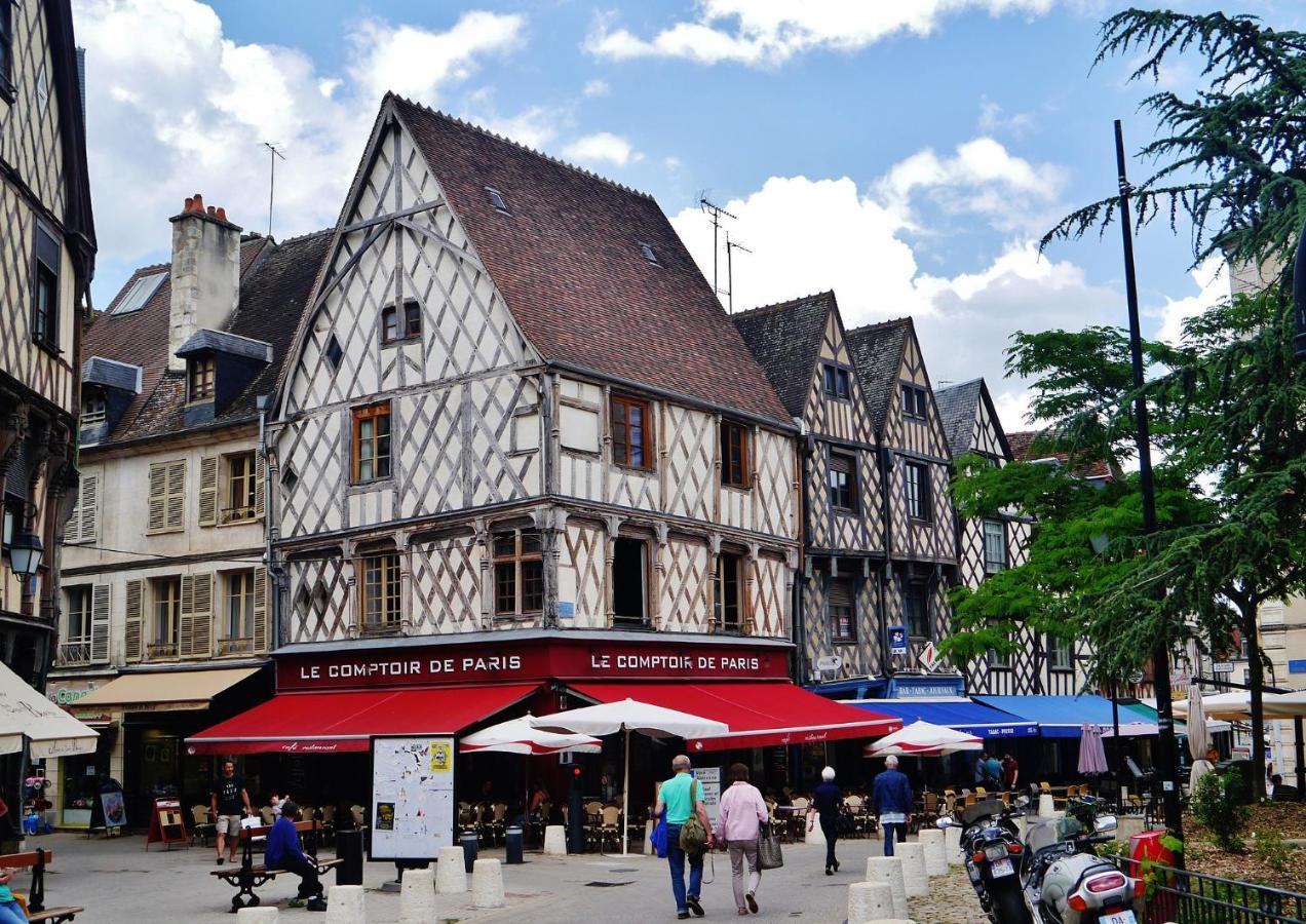 Les Volets Bleus - Deux Appartements Et Un Studio, Jardin Bourges Exterior photo