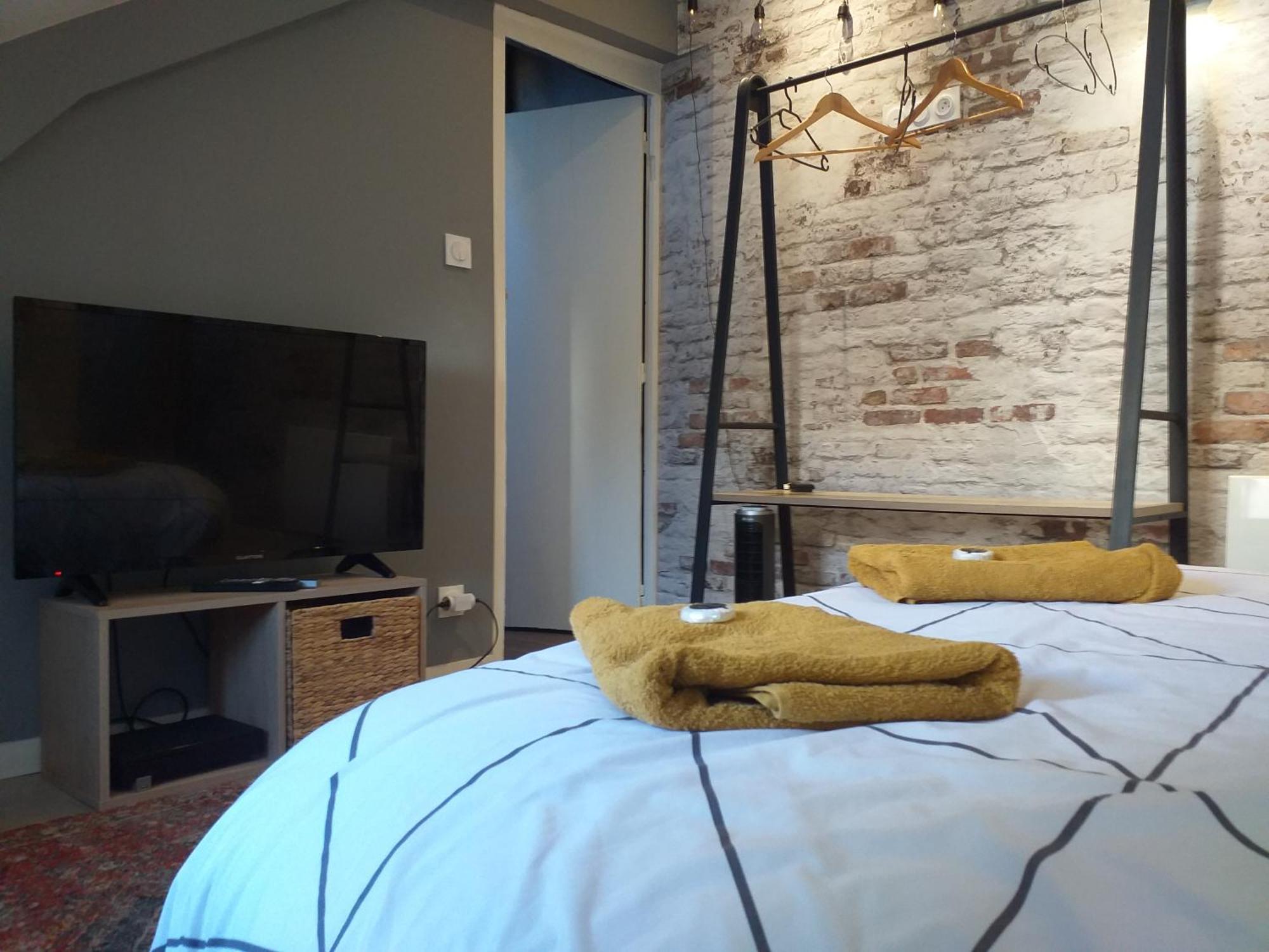 Les Volets Bleus - Deux Appartements Et Un Studio, Jardin Bourges Room photo